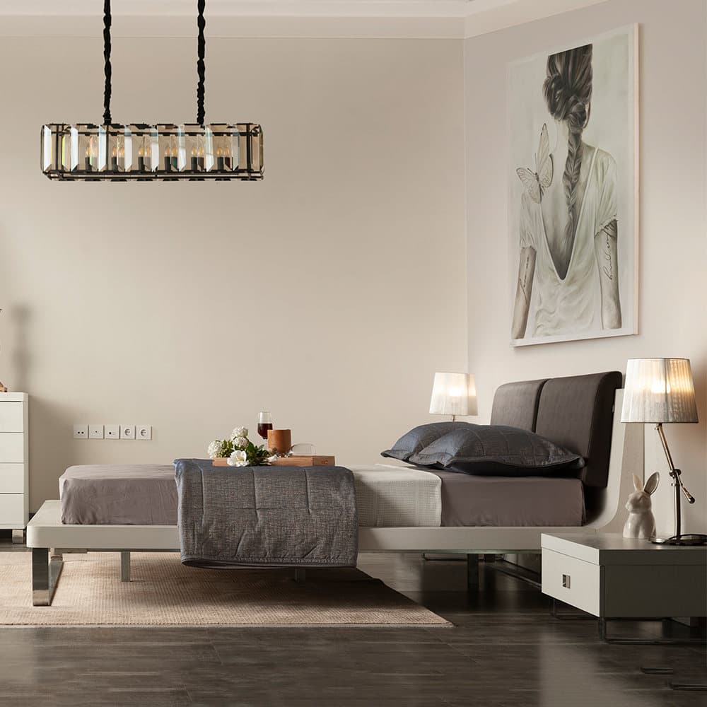 تخت خواب دو نفره سایز 160 تولیکا مدل چیلان