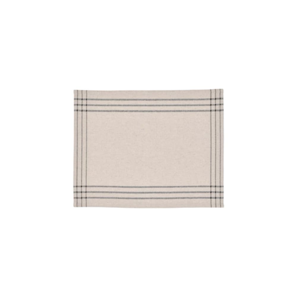 زير بشقابي کرم با حاشيه خاکستري VARARV  45×35