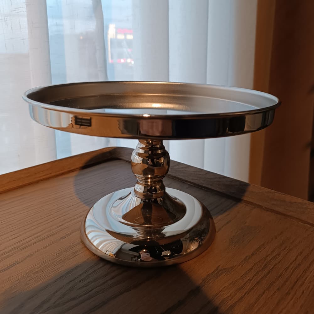 کیک خوری نقره ای