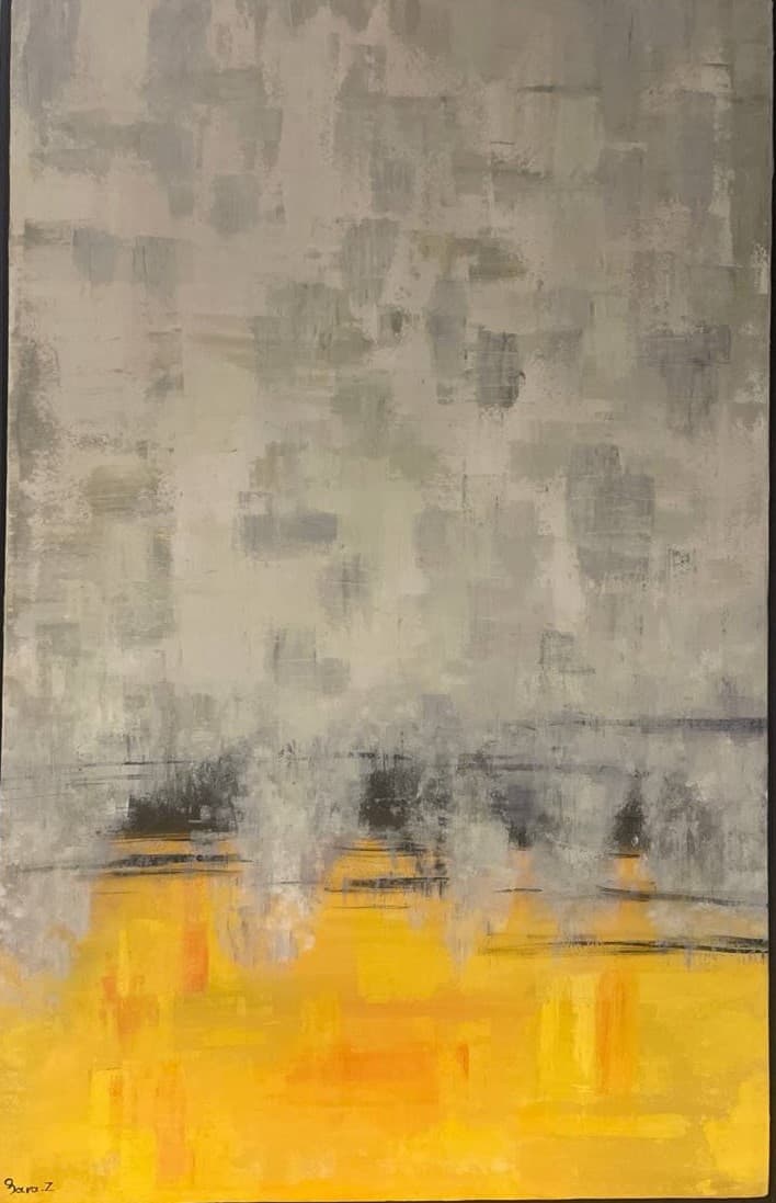 تابلو نقاشی مه 90×140 تولیکا
