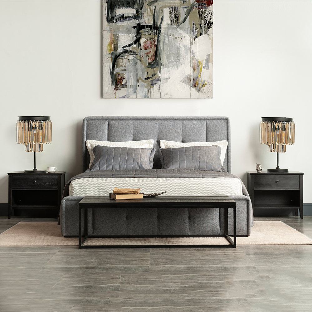 تخت خواب دو نفره سایز 160 تولیکا مدل تویا