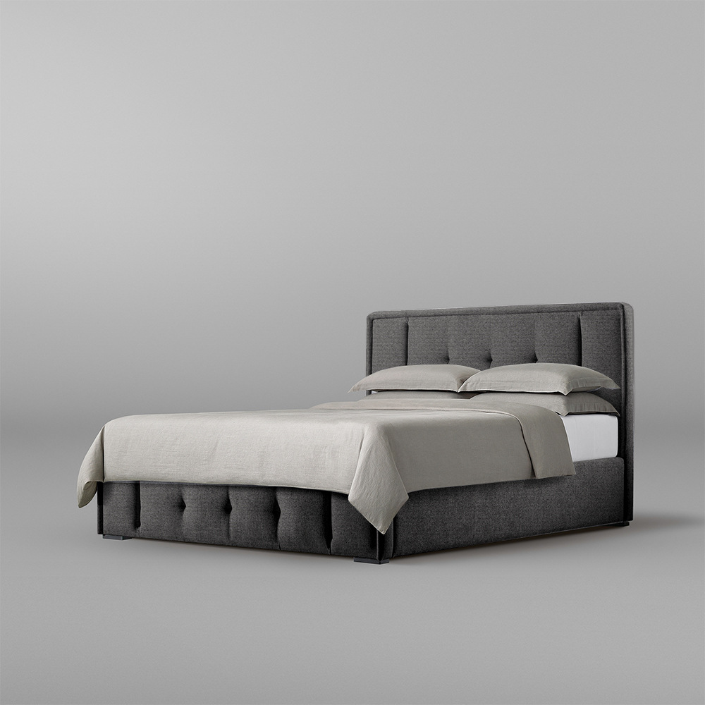 تخت خواب دو نفره سایز 160 تولیکا مدل تویا