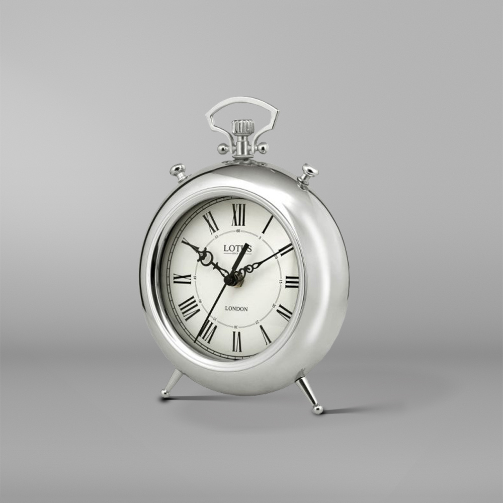 SILVER SANLUIS CLOCK BY TOLICA