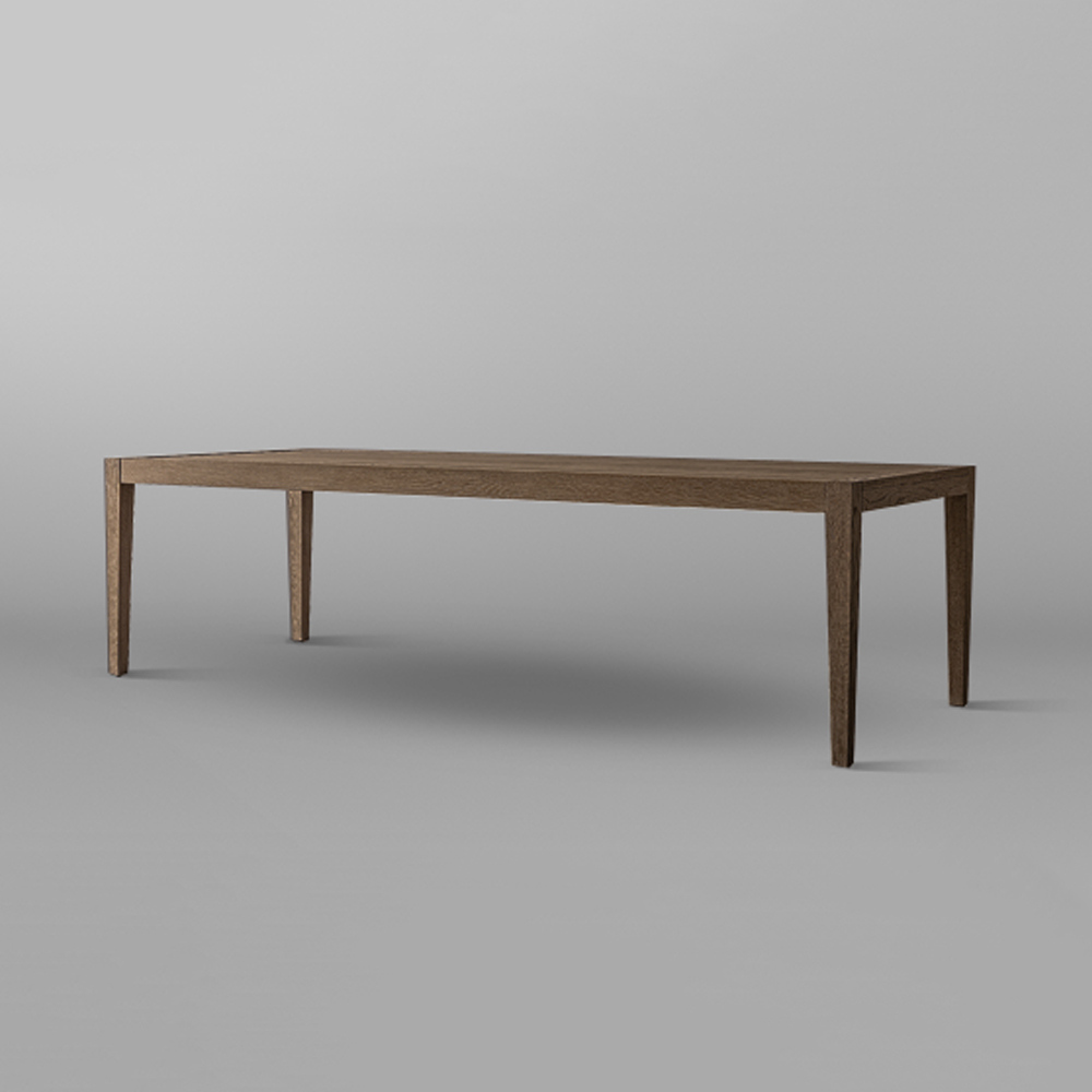 MID CENTURY FABRIC VERTA DINING TABLE FOR 8 PERSON