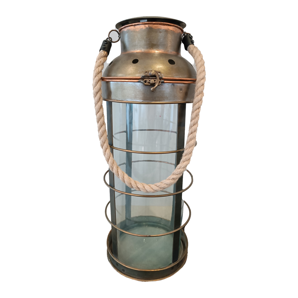 Glass metal lantern by tolica