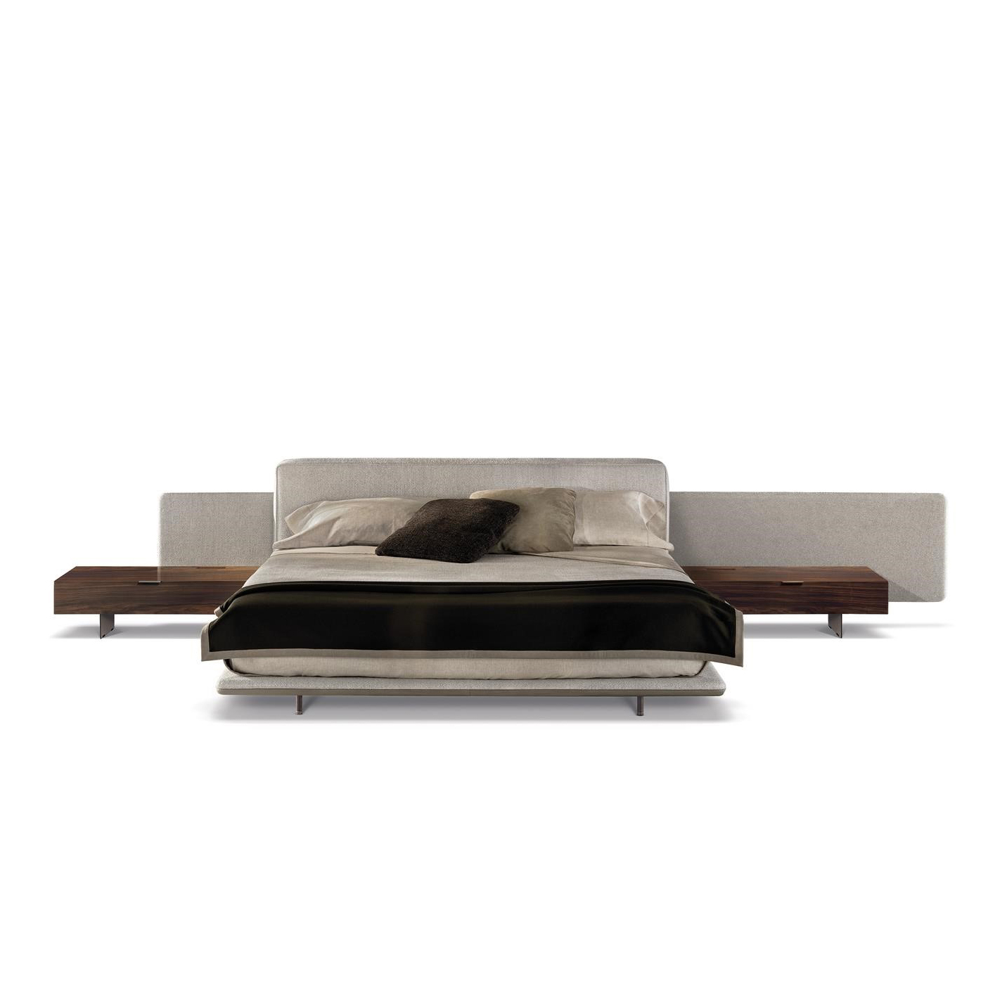 Horizonte 180 bed with nightstand by tolica